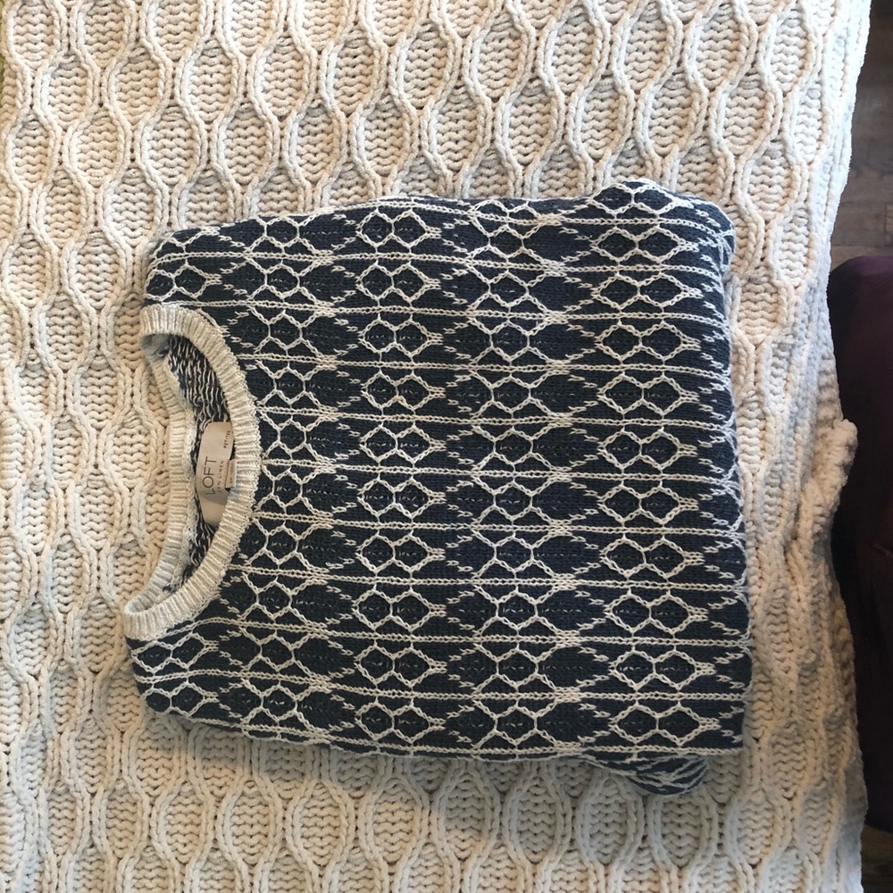 Loft PETITE S linen sweater